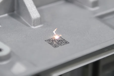 Die casting finishing - laser engraving